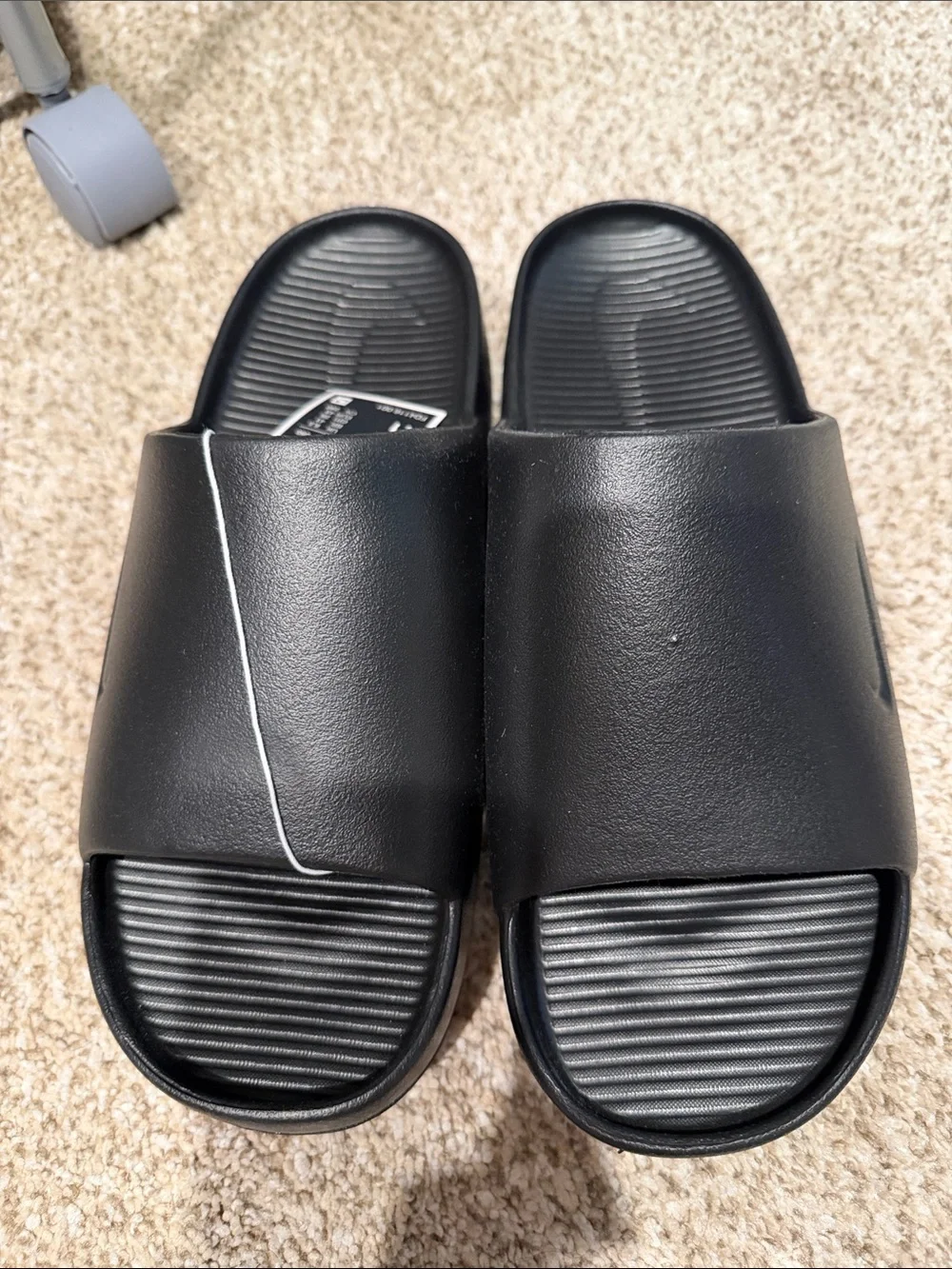Nike Men’s Black Calm Slide  Slip-On Sandal Size 10 Mens, 11 Womens -New in box.